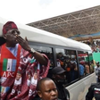 Massive crowd storms MM Airport in Lagos to receive Tinubu