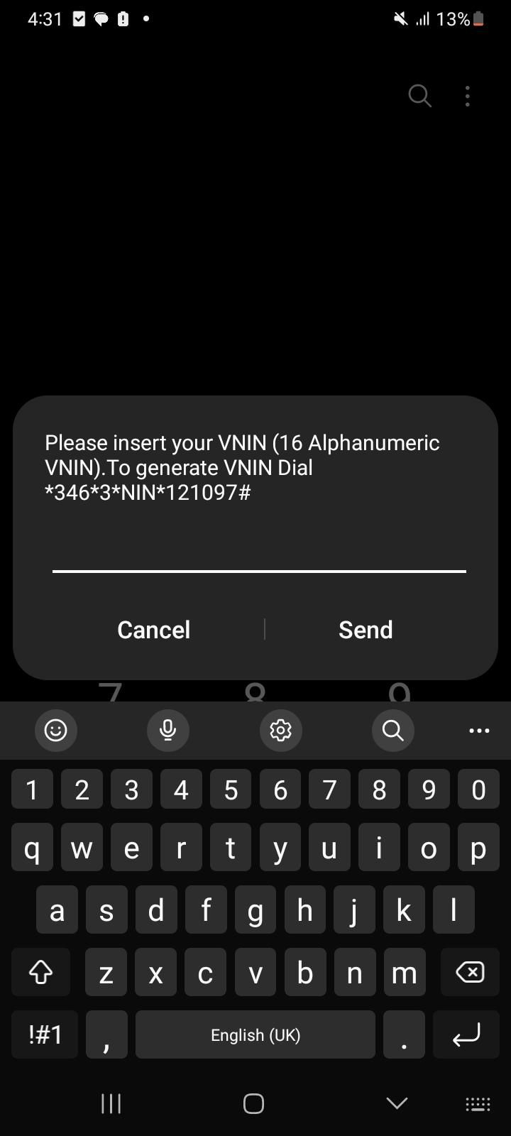 Input your VNIN or generate one [Pulse Nigeria]