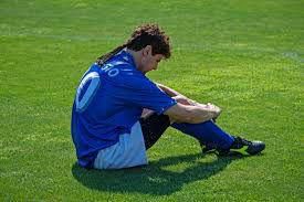 Roberto Baggio looking dejected after his penalty miss cost Italy a chance to win the World Cup