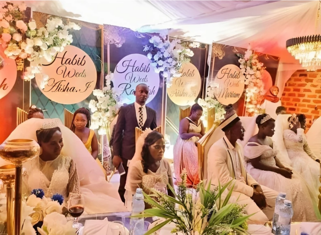 Young man marries 7 women the same day, says he wants to ‘make one big happy family'