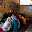 Girls attend class at a secret school on August 14, 2022 in Kabul, Afghanistan. Secondary education for girls has been banned since shortly after the Taliban regained control of Afghanistan one year ago, spurring the creation of secret, unofficial scho...