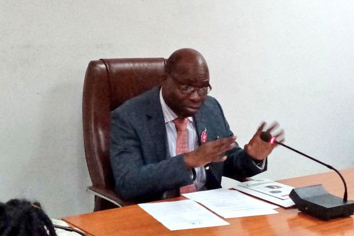 Chairman of the Independent Corrupt Practices and Other Related Offences Commission (ICPC), Prof. Bolaji Owasanoye. [Twitter/@ICPC_PE]