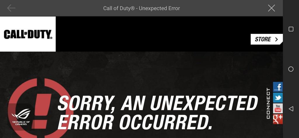Call Of Duty: Mobile log in problems