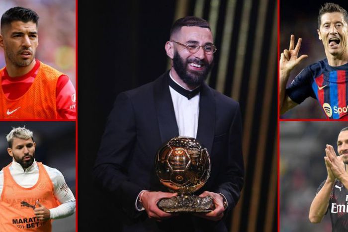 Where does Karim Benzema rank among elite strikers