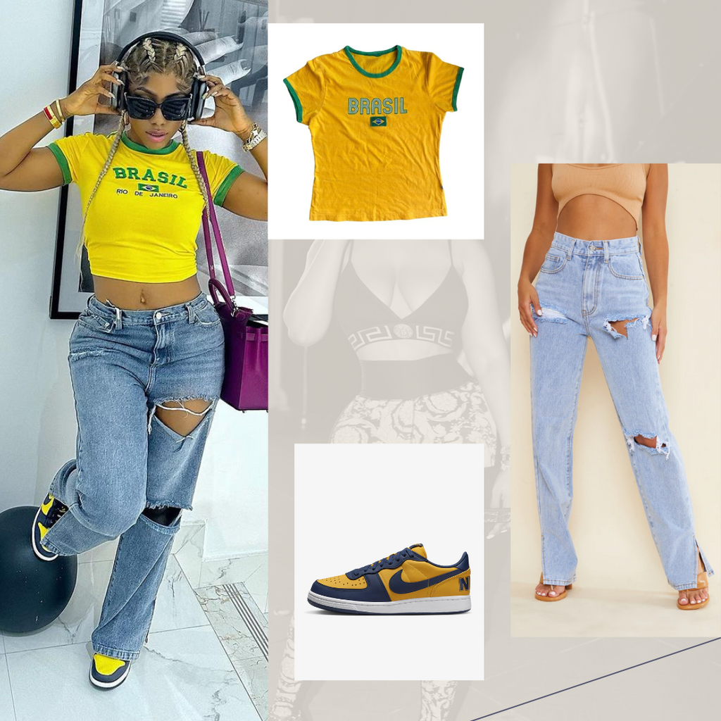 Brazil crop top look