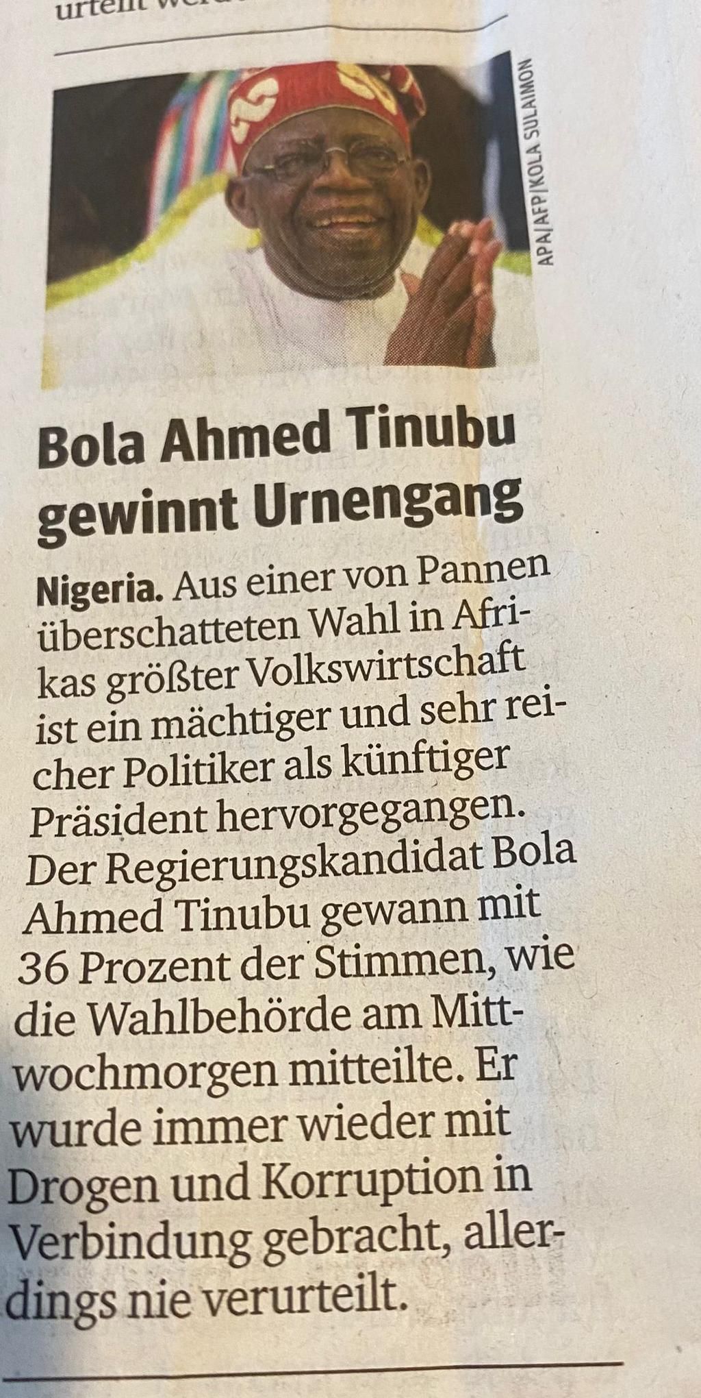 An Austrian newspaper.