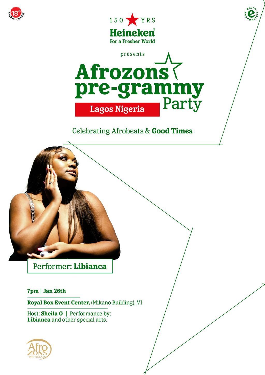 Heineken x Afrozons Pre-Grammy event to write new chapter of good times in African music history