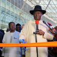 Dr Wale Babalakin cut the ribbon across the entrance of the art gallery at MMA2 on Saturday, May 6, 2023. (Bi-Courtney)