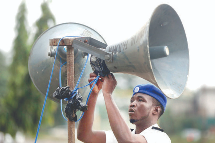 Muslim clerics demand legislation against preaching with megaphones.