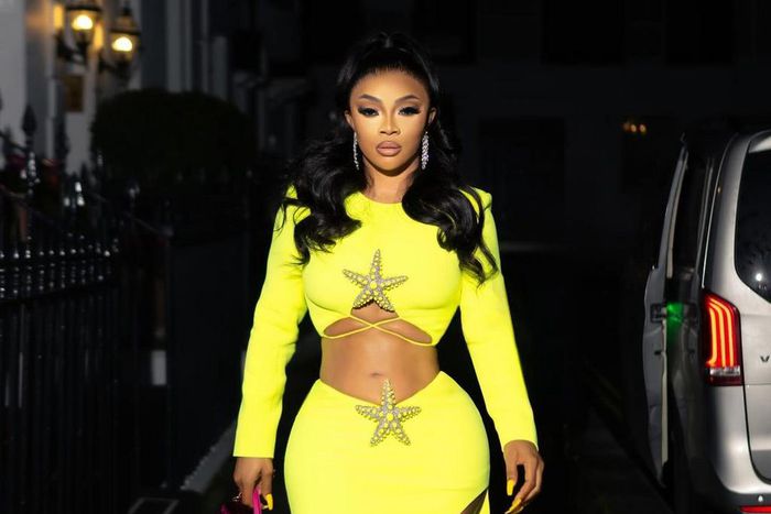 Toke Makinwa on her birthday [Instagram]