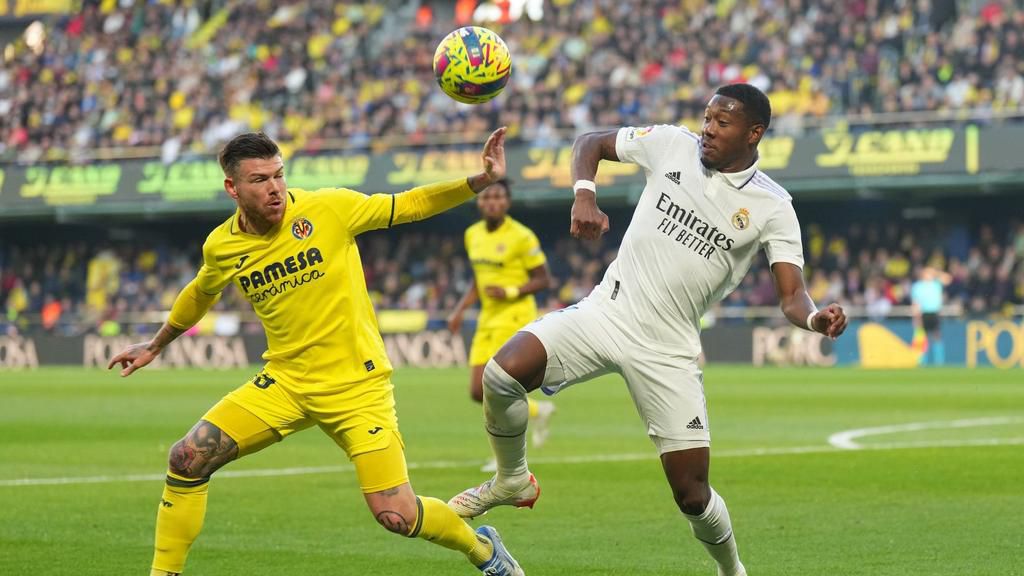 David Alaba gave away a penalty in Real Madrid's game against Villarreal
