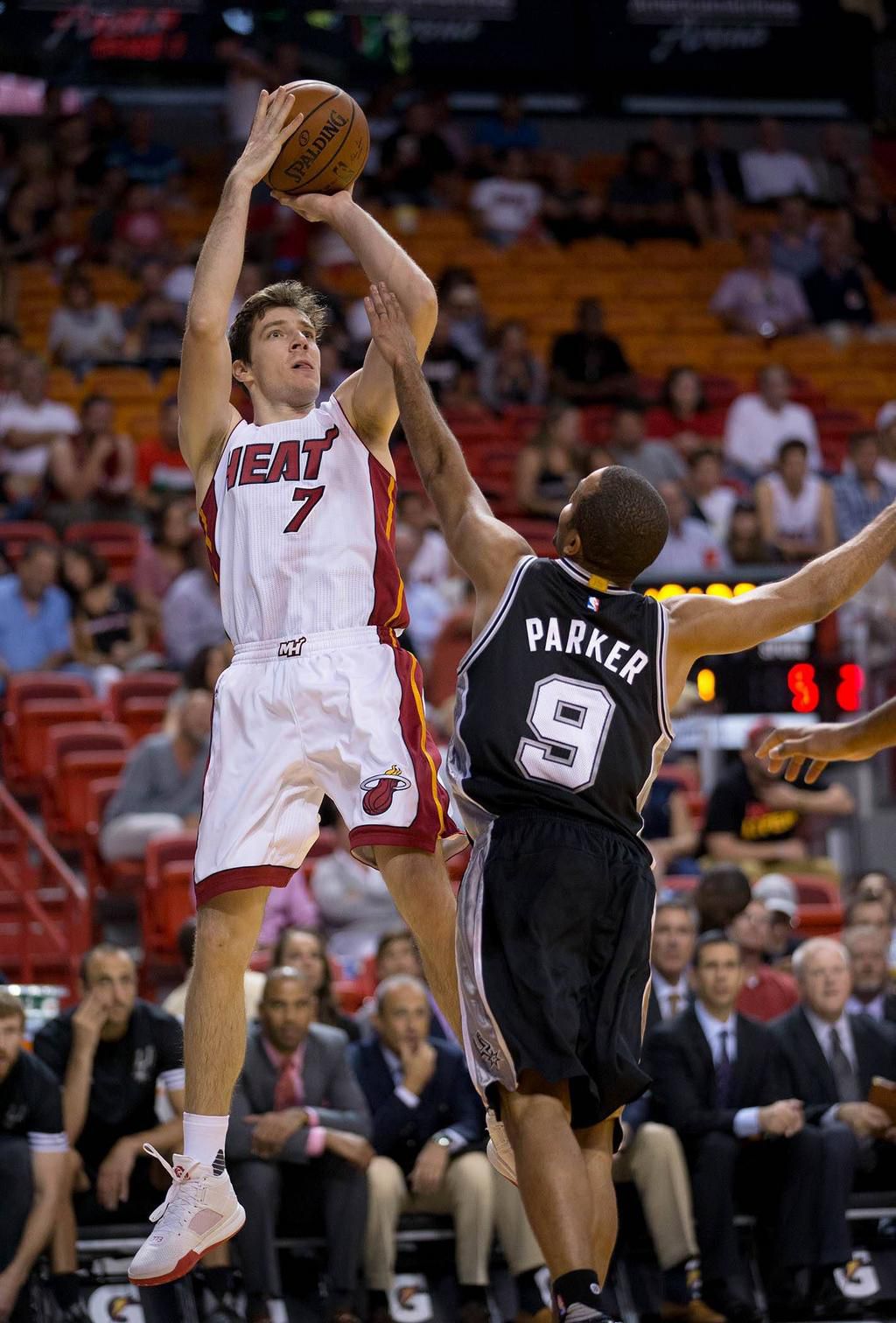 Miami Heat vs San Antonio Spurs basketball game