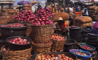 Onions in a Nigerian market [The Cable]