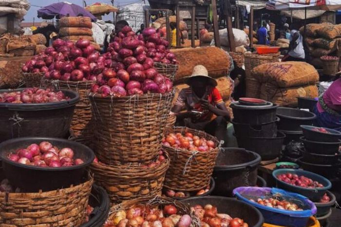 Onions in a Nigerian market [The Cable]