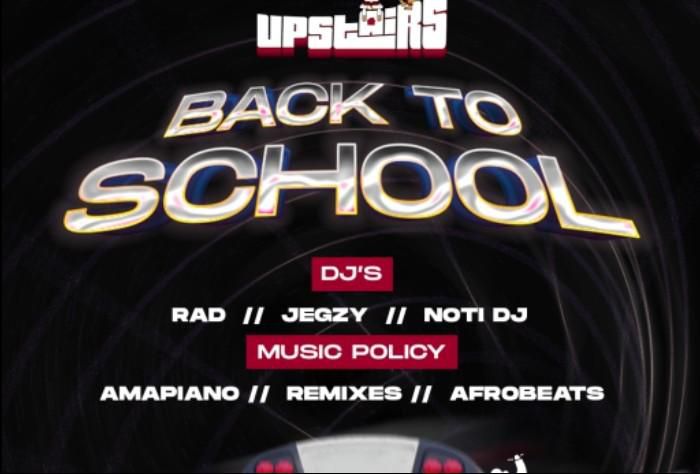 Upstairs back to school