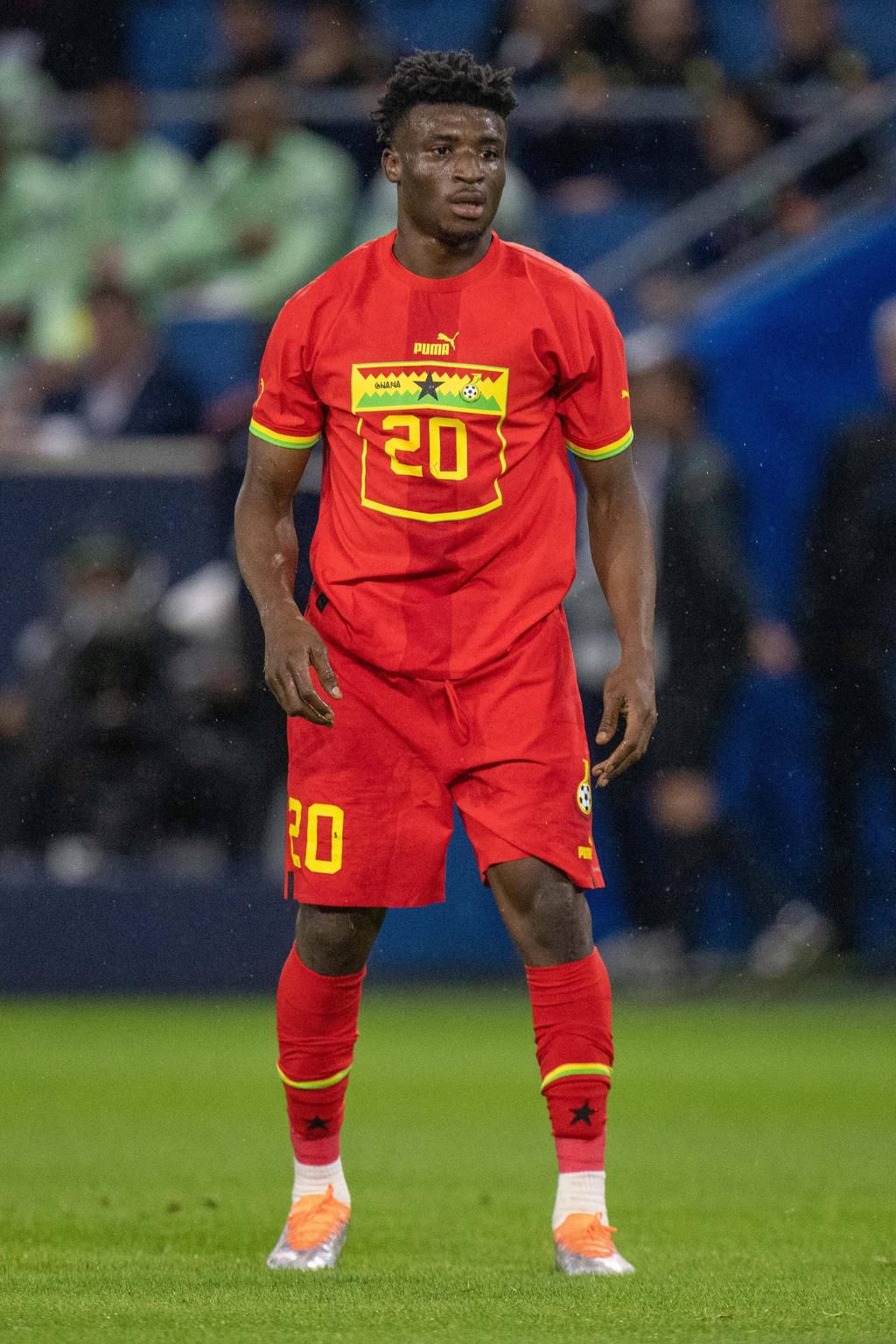 Mohammed Kudus of Ghana during the an international Friendly on September 23, 2022.