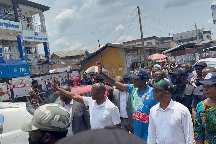Tonye Cole and Rotimi Amaechi.