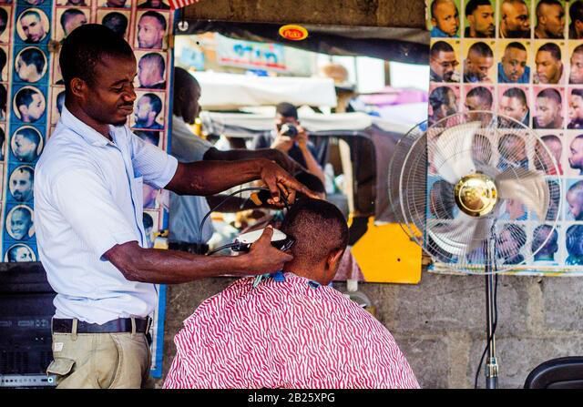 A barber's shop has its own subculture [Alamy