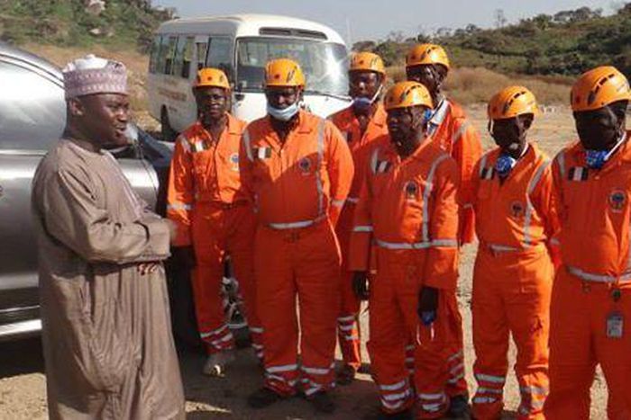 Officials of the National Emergency Management Agency (NEMA)