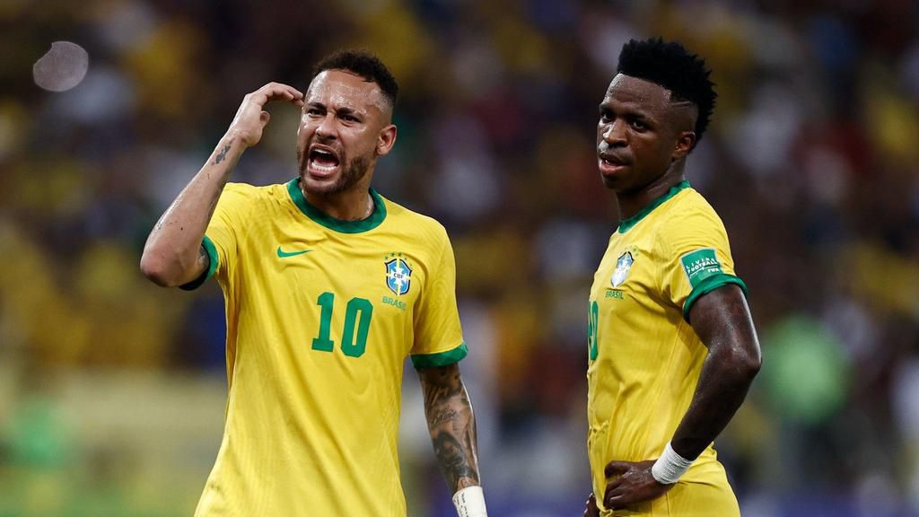 Neymar and Vinicius for Brazil