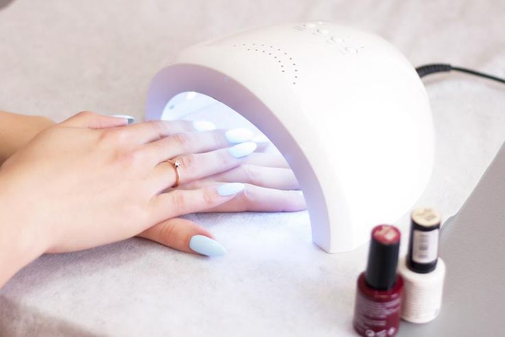 UV dryers are used for gel polish {Glam}