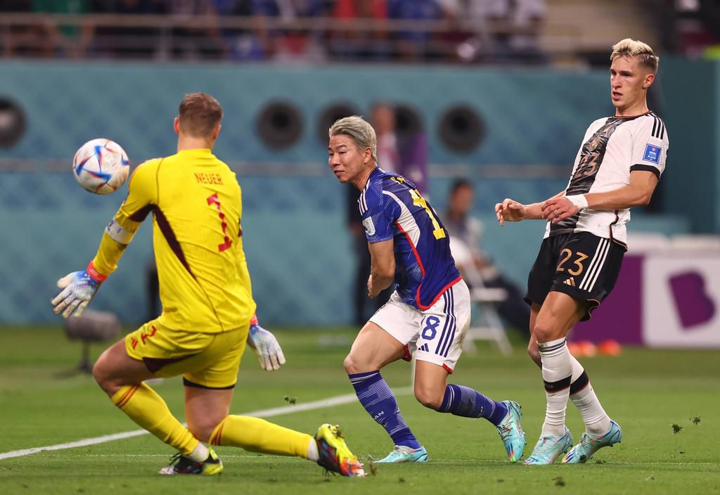 Substitute Asano scored the winner for Japan against Germany