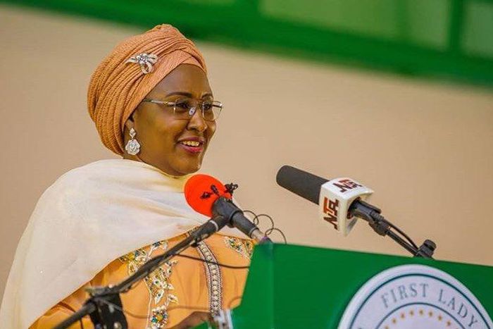 Nigeria's First Lady, Aisha Buhari. [Twitter/@aishambuhari]