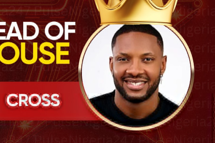 Cross wins Head of House on BBNaija All Stars. [Instagram/pulsenigeria247]