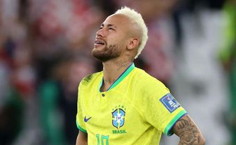 Neymar in tears after Brazil are knocked out of the World Cup by Croatia