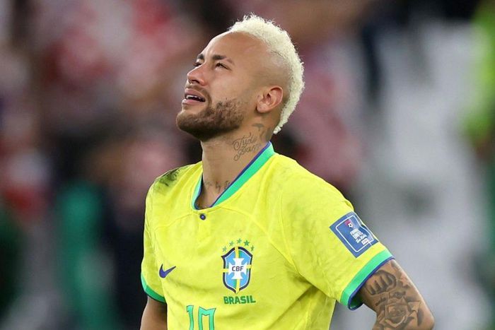 Neymar in tears after Brazil are knocked out of the World Cup by Croatia