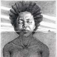 Pencil painting of The Igbo Landing by Jamaican artist, Donovan Nelson