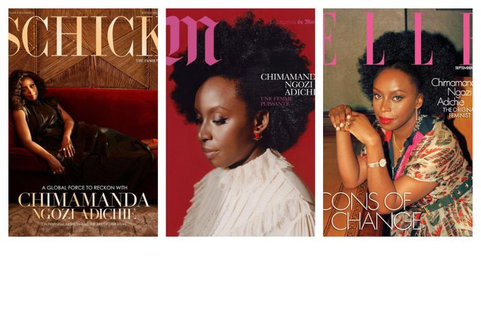 Chimamanda on magazine covers [Instagram/chimamandangoziadicie]