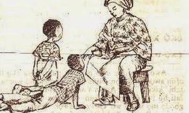 Kneeling and prostrating when greeting an elder is important activity in the Yoruba culture. It means respect and is often used as yardstick to measure good conduct.