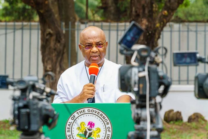 Imo state Governor, Senator Hope Uzodinma. [Twitter/@HE_HopeUzodimma]