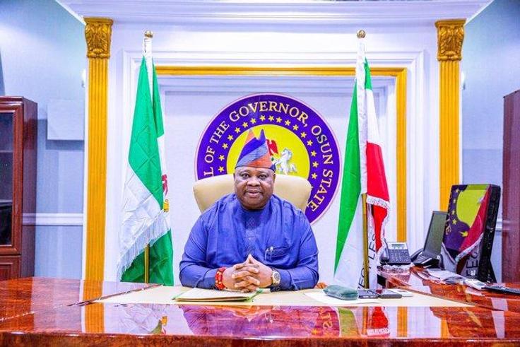 Osun State governor, Ademola Adeleke. [Twitter:OsunGovt]