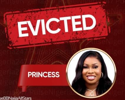 Princess is the first housemate to be evicted on the BBNaija All Stars season [Instagram/pulsenaigerai247]