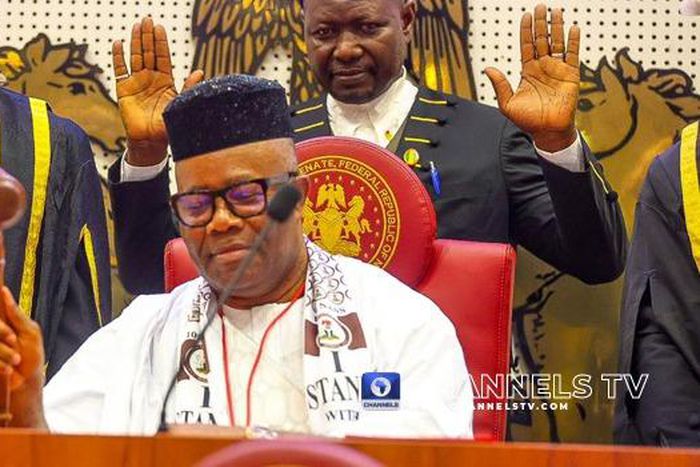 Akpabio, Senate President of 10th Assembly [Channels TV]