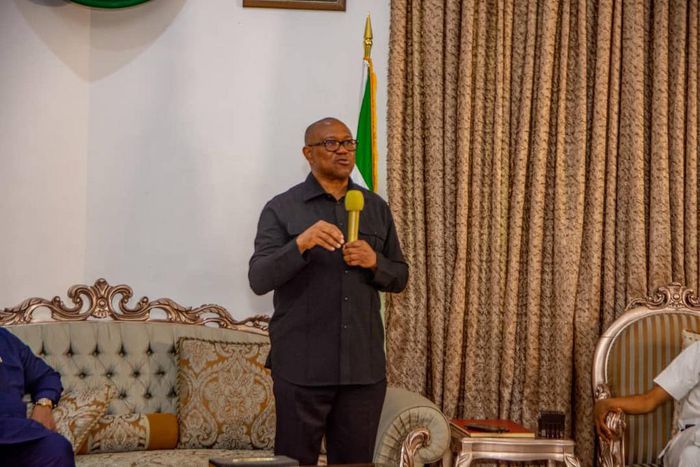 Peter Obi visits Plateau State Governor, Caleb Mutfwang. [Twitter:@pwajok_jane]