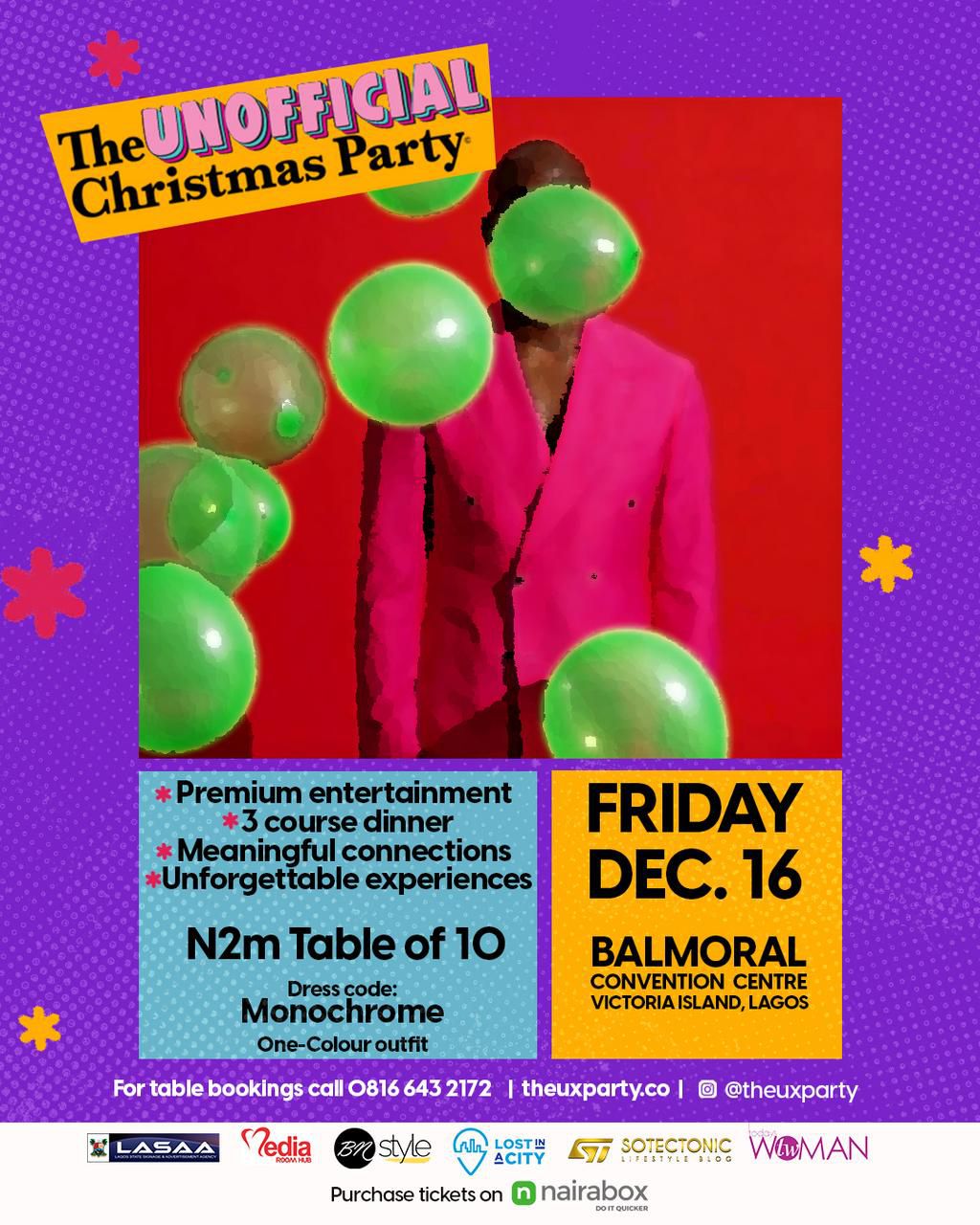 Reward your top performers and clients at the UX Party 2022!