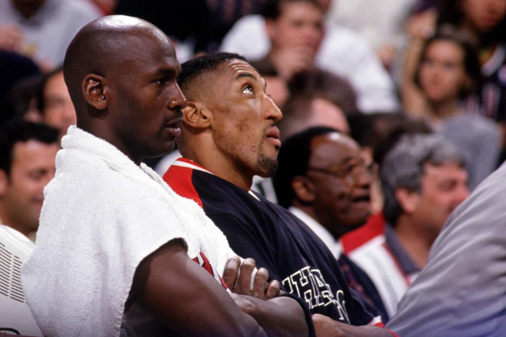 Michael Jordan and Scottie Pippen played together for 10 years with NBA Franchise the Chicago Bulls.
