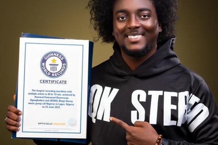 Nigerian actor Ogungbadero, 29 others set Guinness World Record for longest recording session