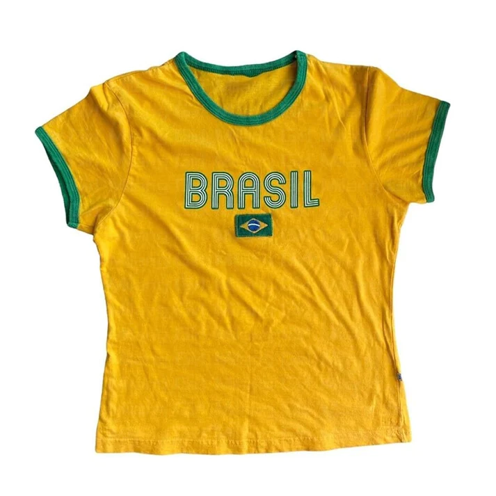 Brasil crop top [Prettylittlething]