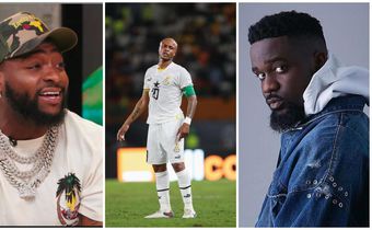 Sarkodie, Davido show support for Andre Ayew after belated apology over AFCON exit
