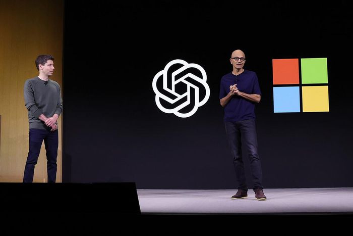 OpenAI's Sam Altman and Microsoft CEO Satya Nadella.Justin Sullivan/Getty Images