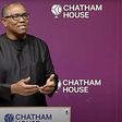 Peter Obi spoke at Chatham House on Monday, January 16, 2023 (Channels TV)