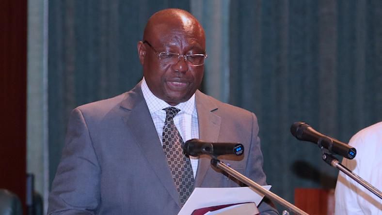 Mr Festus Okoye, INEC National Commissioner and Chairman Information and Voter Education