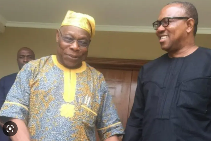 Ex President, Olusegun Obasanjo openly endorsed Peter Obi, the Presidential candidate of the Labour Party on Sunday, January 1, 2023 (Vanguard)