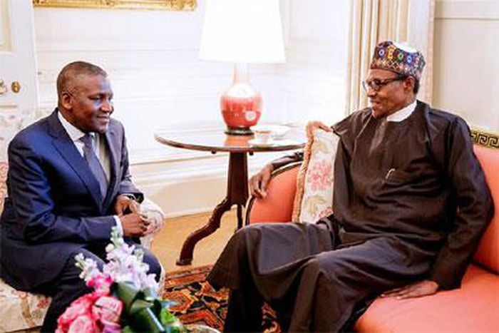 Dangote commends Buhari for constituting economic team