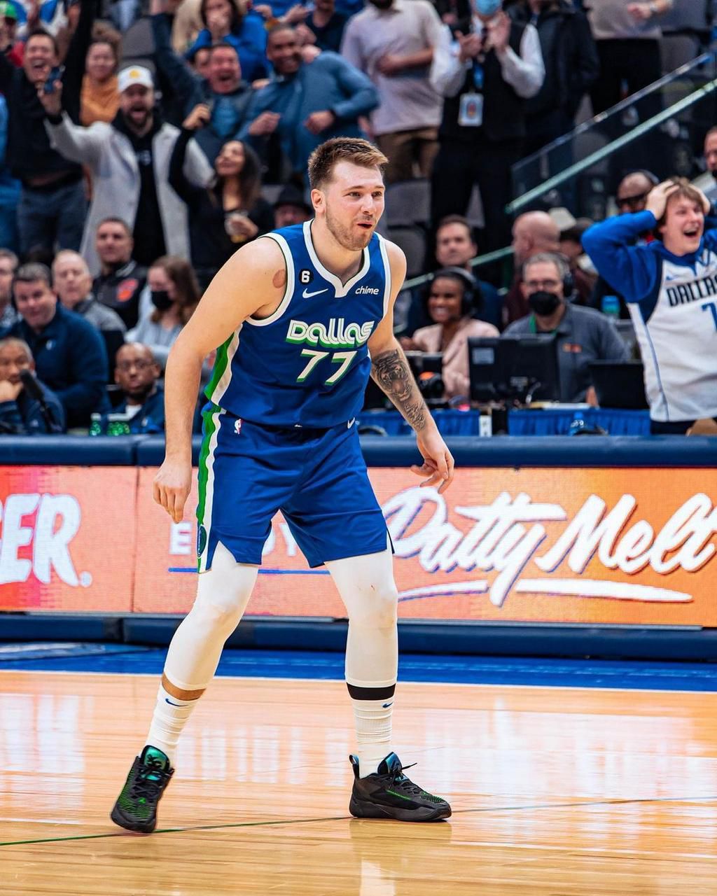 23-year-old Doncic made basketball history in the NBA game between the Dallas Mavericks and New York Knicks at the American Airlines center