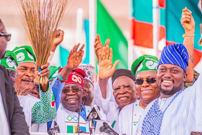 APC presidential candidate, Asiwaju Bola Tinubu. [Twitter:Jagbros]